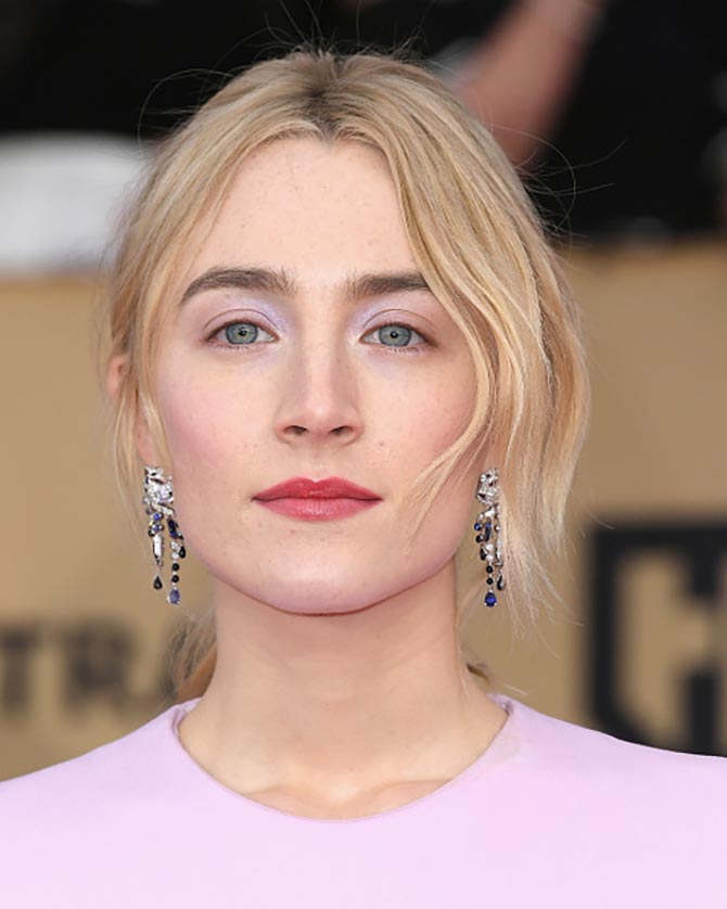 LOS ANGELES, CA - JANUARY 21: Actor Saoirse Ronan attends the 24th Annual Screen Actors†Guild Awards at The Shrine Auditorium on January 21, 2018 in Los Angeles, California. (Photo by Steve Granitz/WireImage)