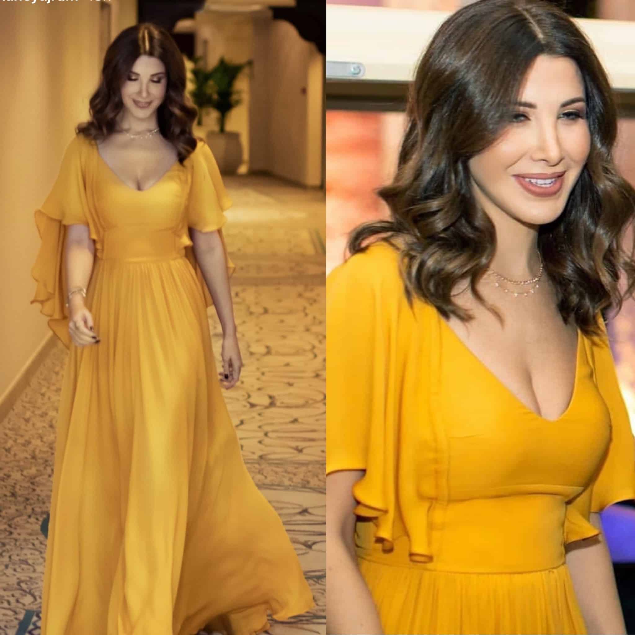نانسي عجرم في دبي تتألق بالأصفر - أنا سلوى ، انا سلوى ، Anasalwa - أزياء