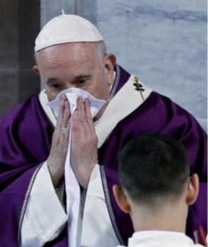 اصابة البابا بفيروس كورونا