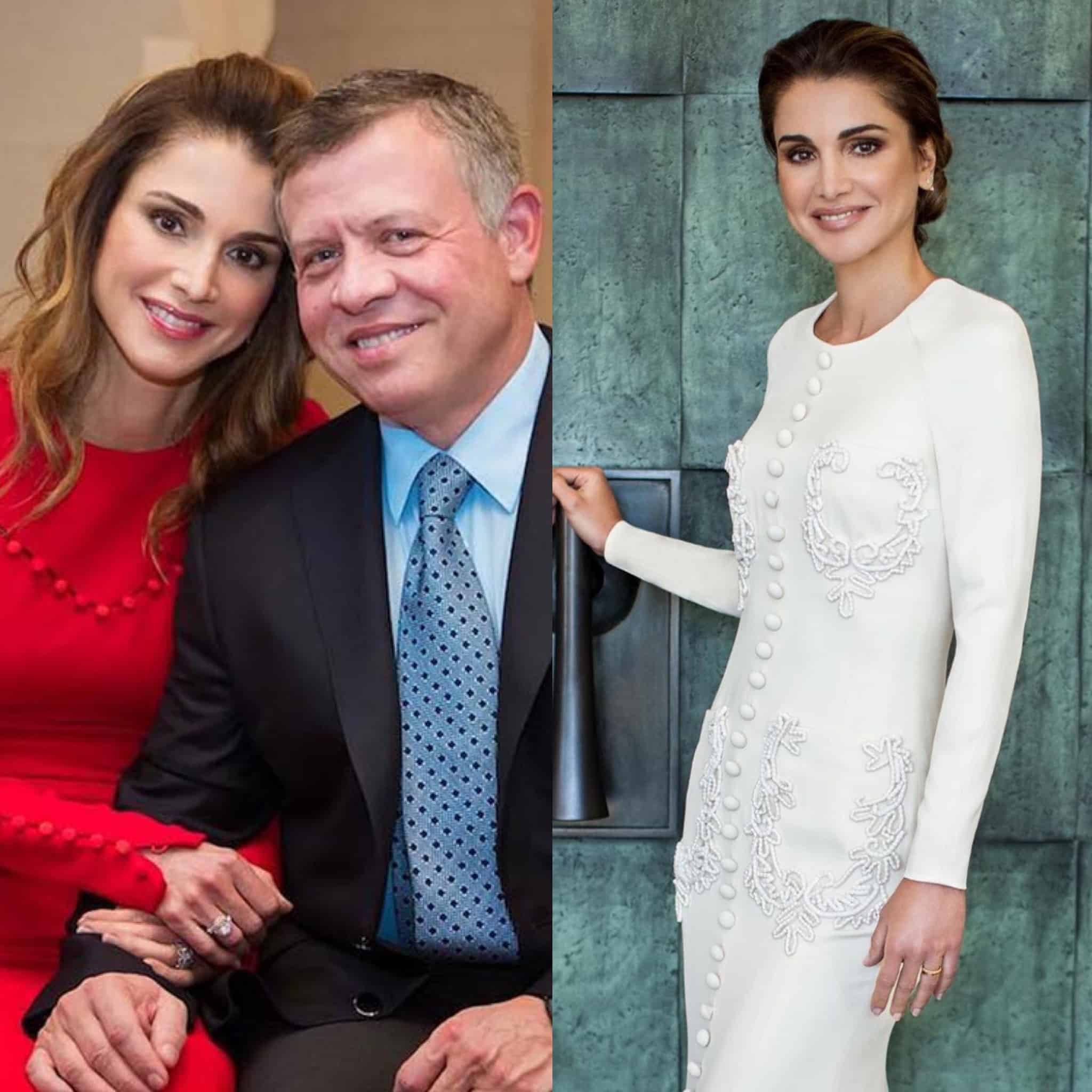 الملكة رانيا والملك عبد الله