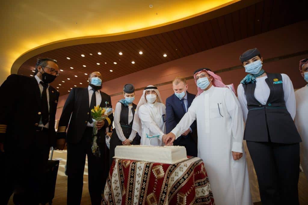 مطار العلا الدولي يستقبل أولى رحلات فلاي ناس القادمة من الرياض