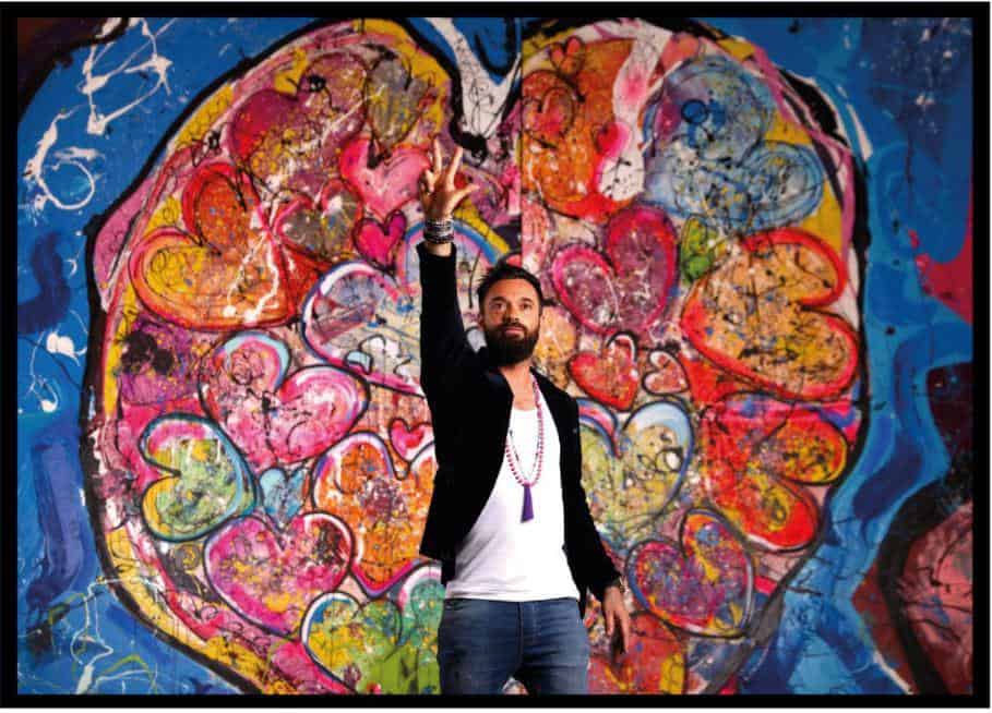 الرسام العالمي ساشا جفري يقدم عرضاً حياً في المزاد الفني الخيري دعماً لحملة 100 مليون وجبة