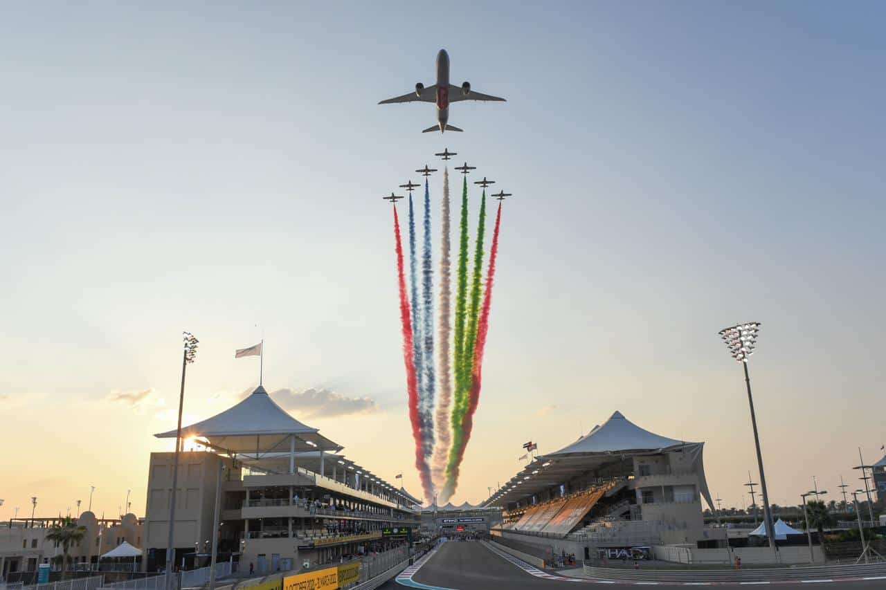 طرح تذاكر سباق جائزة الاتحاد للطيران الكبرى للفورمولا1 في أبوظبي لعام 2021