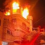 حريق في فلسطين