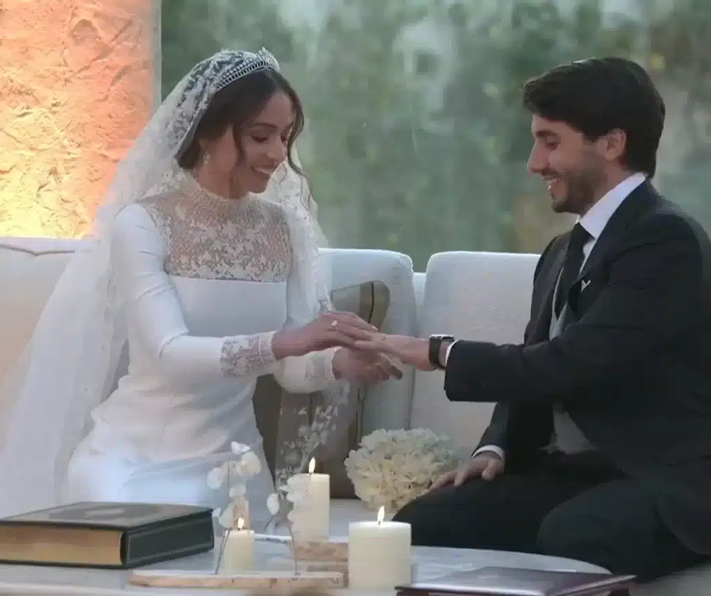 لقطات من زفاف الأميرة إيمان وزوجها السيد جميل إلكساندر